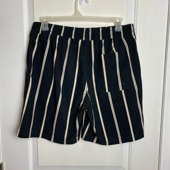 NWT Imperial Motion Tub Seeker Volley Navy Stripe Elastic Waist Shorts - Picture 5 of 10